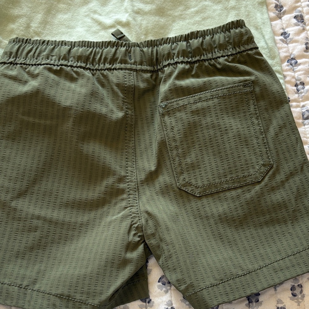 Cat & Jack Mint and Olive Quick Dry Outfit - Picture 5 of 5
